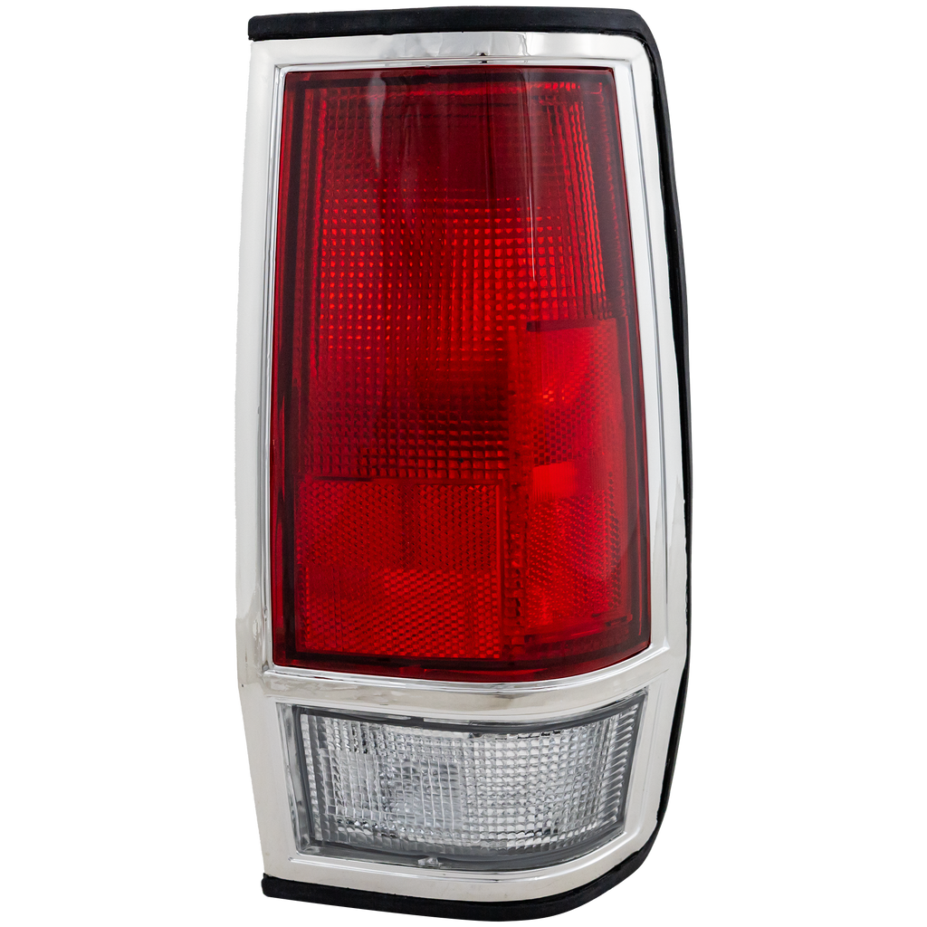 New Tail Light Direct Replacement For NISSAN PICKUP 85-86 TAIL LAMP RH, Lens and Housing, w/ Chrome Trim NI2809101 2655480W00
