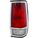 New Tail Light Direct Replacement For NISSAN PICKUP 85-86 TAIL LAMP RH, Lens and Housing, w/ Chrome Trim NI2809101 2655480W00