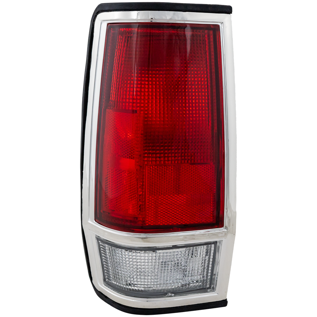 New Tail Light Direct Replacement For NISSAN PICKUP 85-86 TAIL LAMP LH, Lens and Housing, w/ Chrome Trim NI2808101 2655980W00