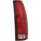 New Tail Light Direct Replacement For C/K FULL SIZE 88-00 TAIL LAMP RH, Assembly, Halogen, Clear/Red Lens GM2801104 5977868