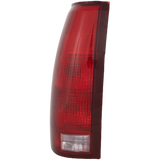 New Tail Light Direct Replacement For C/K FULL SIZE 88-00 TAIL LAMP LH, Assembly, Halogen, Clear/Red Lens GM2800104 5977867