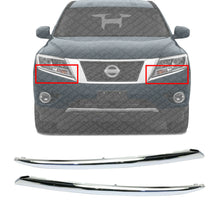 Load image into Gallery viewer, Front Bumper Molding Chrome Left &amp; Right Side For 2013-2016 Nissan Pathfinder