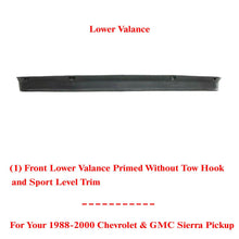Load image into Gallery viewer, Front Primed Lower Valance Air Deflector For 1988 - 2000 Chevy GMC Sierra Pickup