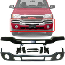 Load image into Gallery viewer, Front Bumper Primed Steel with Brackets + Cover For 03-06 GMC Sierra 1500-3500