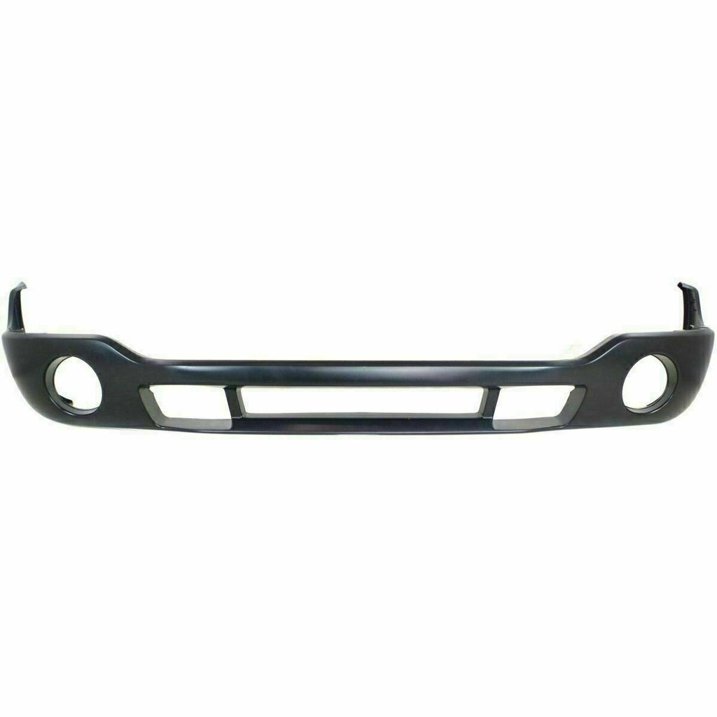 Front Bumper Primed Steel with Brackets + Cover For 03-06 GMC Sierra 1500-3500