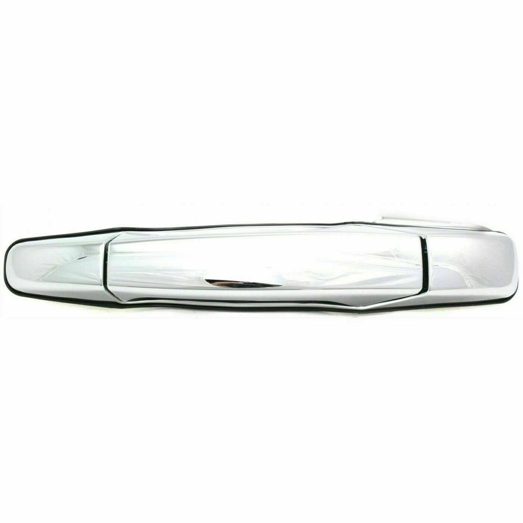 Rear Exterior Door Handle Chrome LH w/o Keyhole For 2007-14 Chevrolet Silverado