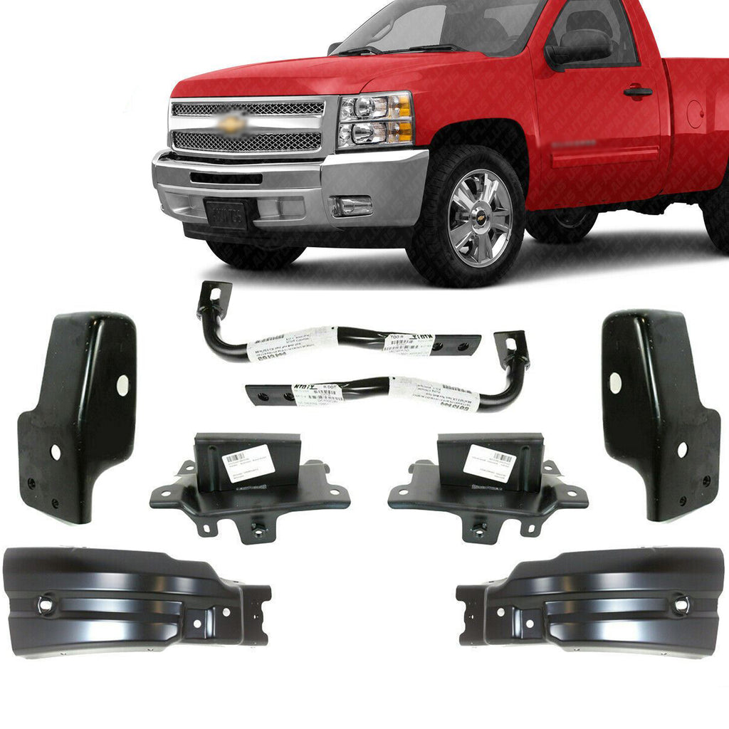 Front Bumper Mounting Support Brace Bracket For 2007-13 Chevrolet Silverado 1500