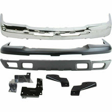 Load image into Gallery viewer, Front Chrome Bumper Steel+Valance+Upper+Brackets For 03-06 Chevy Silverado 1500