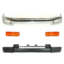 Load image into Gallery viewer, Front Bumper Chrome + Lower Valance + Signal Lamp For 1996-1998 Toyota 4Runner