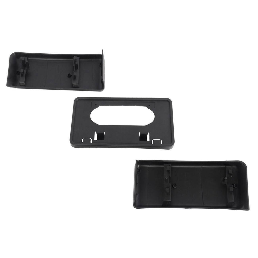 Front Bumper Guards Pads & License Plate Frame Bracket For 2009-2014 Ford F-150