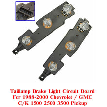 Load image into Gallery viewer, Tail Light Circuit Board Connector Plate LH+RH Pair For 88-00 Chevy / GMC Pickup