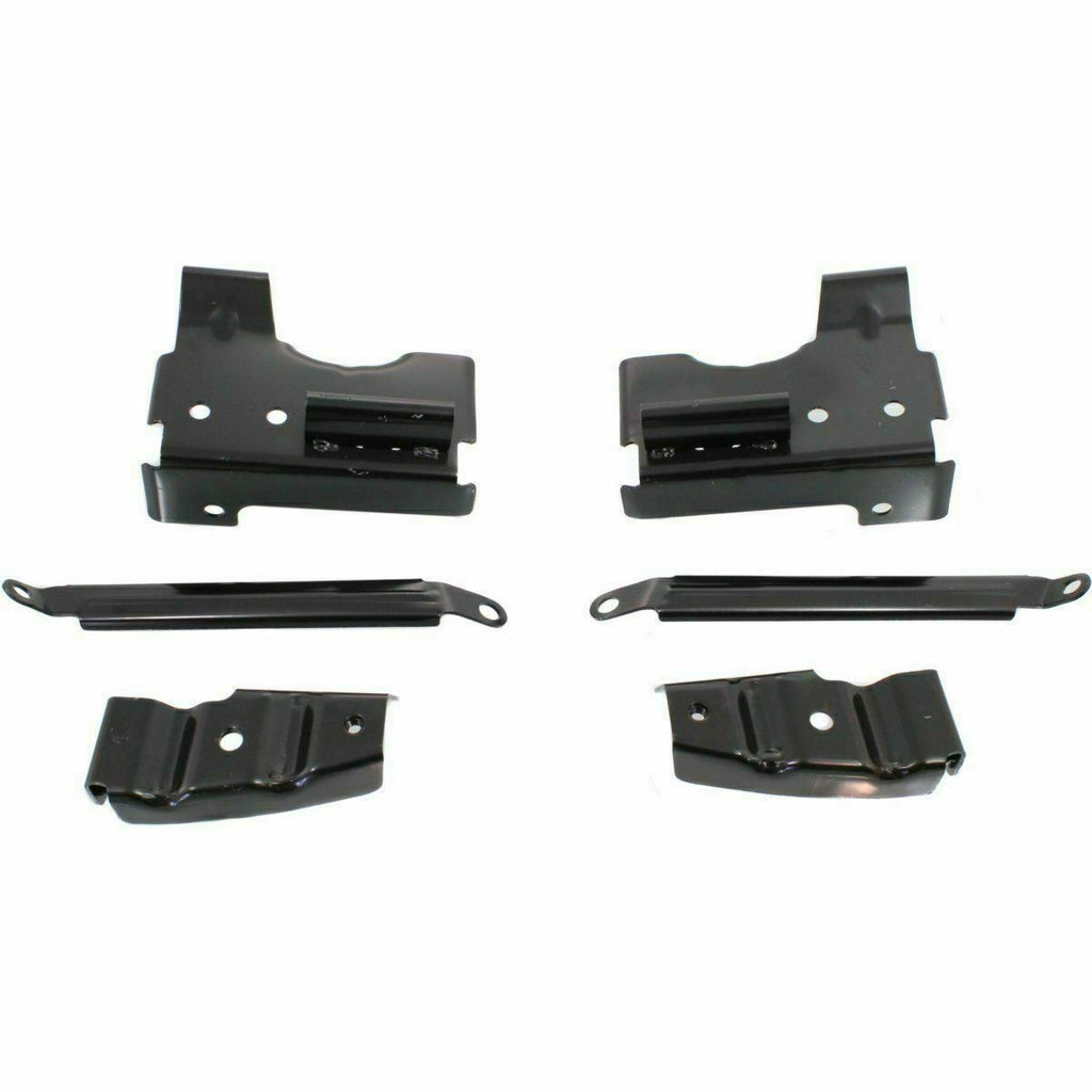 Front Bumper + Brackets + Valance Grille Fog For 2003-06 GMC