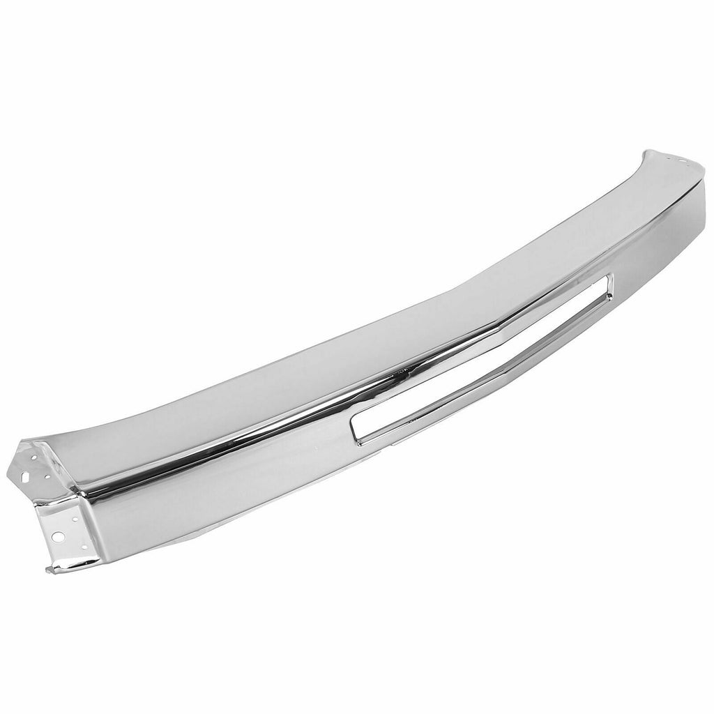 Front Chrome Steel Bumper Impact Face Bar For 2007-2013 Chevy Silverado 1500