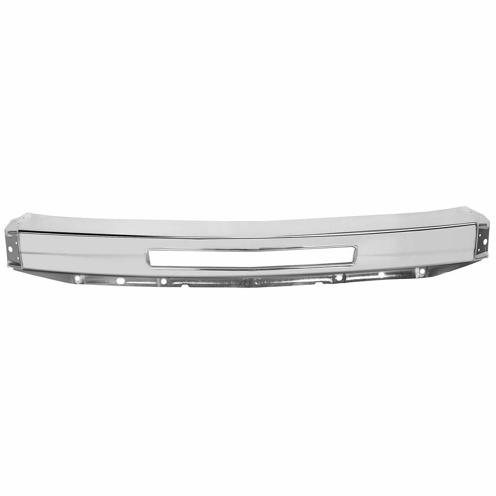 Front Chrome Steel Bumper Impact Face Bar For 2007-2013 Chevy Silverado 1500