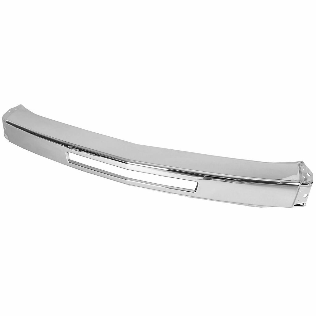 Front Chrome Steel Bumper Impact Face Bar For 2007-2013 Chevy Silverado 1500