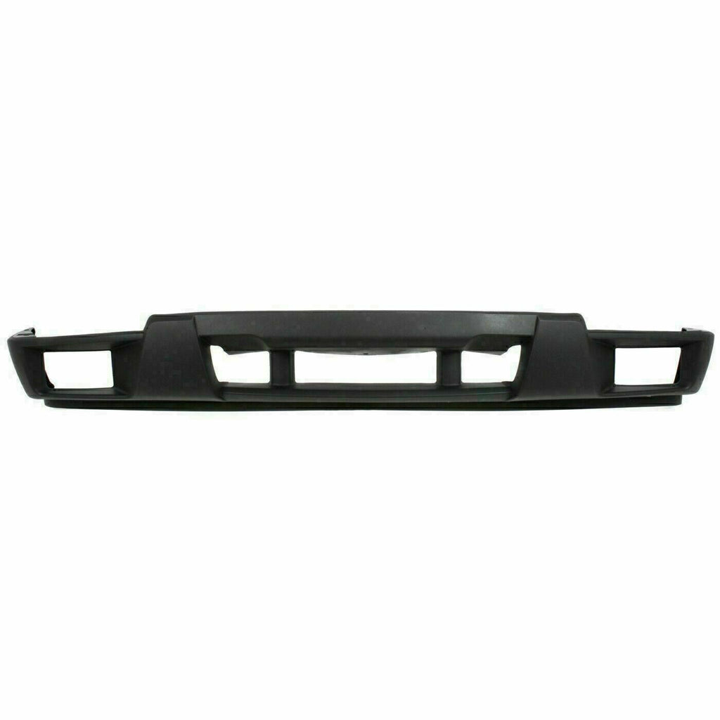 Front Bumper Cover + Extension Textured For 04-12 Chevrolet Colorado/ GMC Canyon