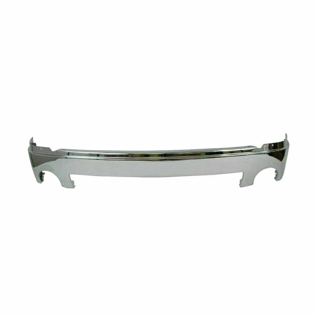 Front Chrome Steel Bumper + Valance + Extension For 2007-2013 GMC Sierra 1500