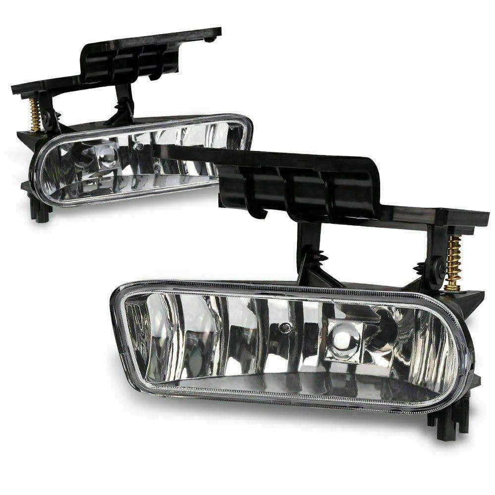 Front Lower Valance + Fog Lamp RH + LH For 99-02 Chevy Silverado / 00-04 Tahoe