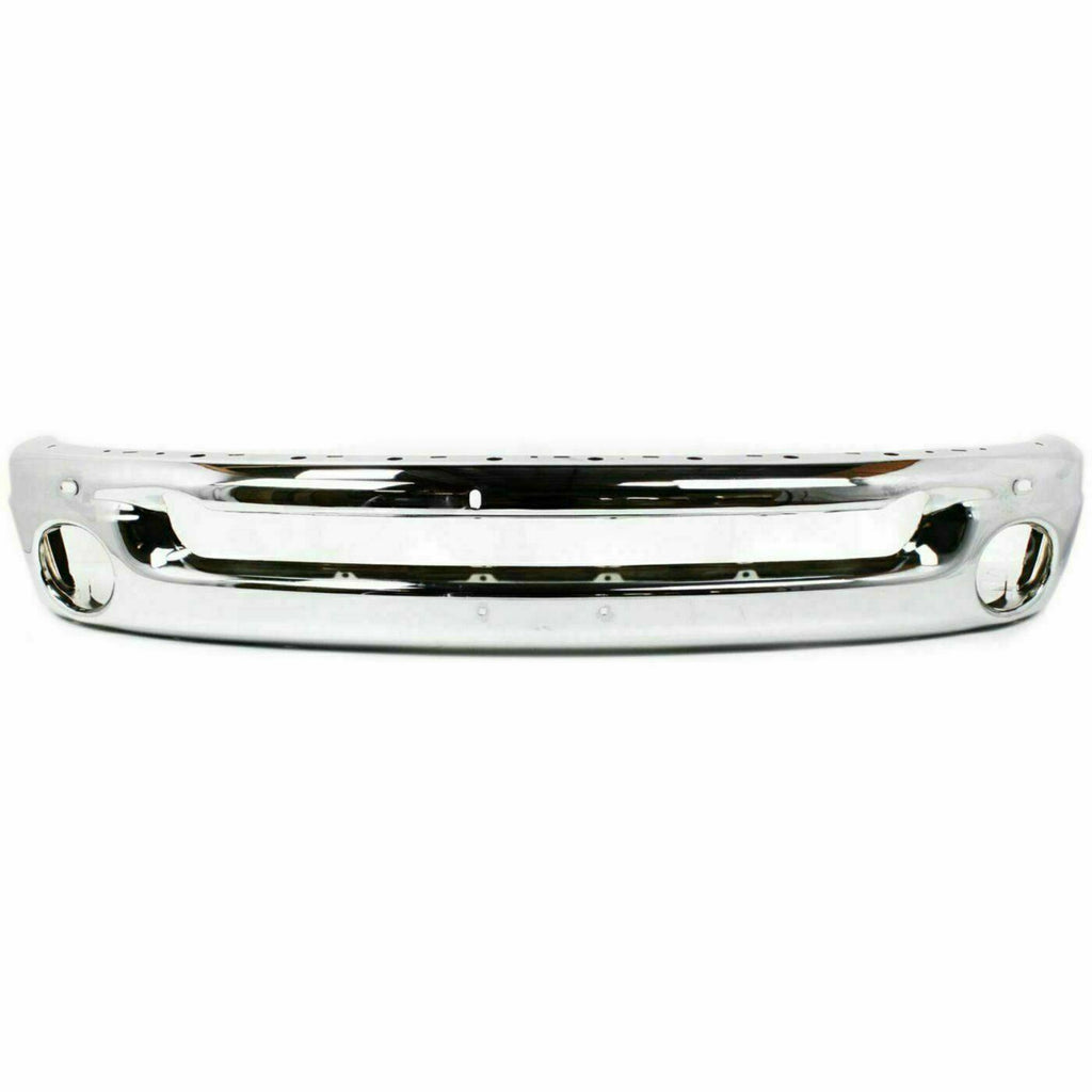 Front Bumper Chrome + Filler + Upper Cover Textrd For 06-09 Dodge Ram 1500-3500