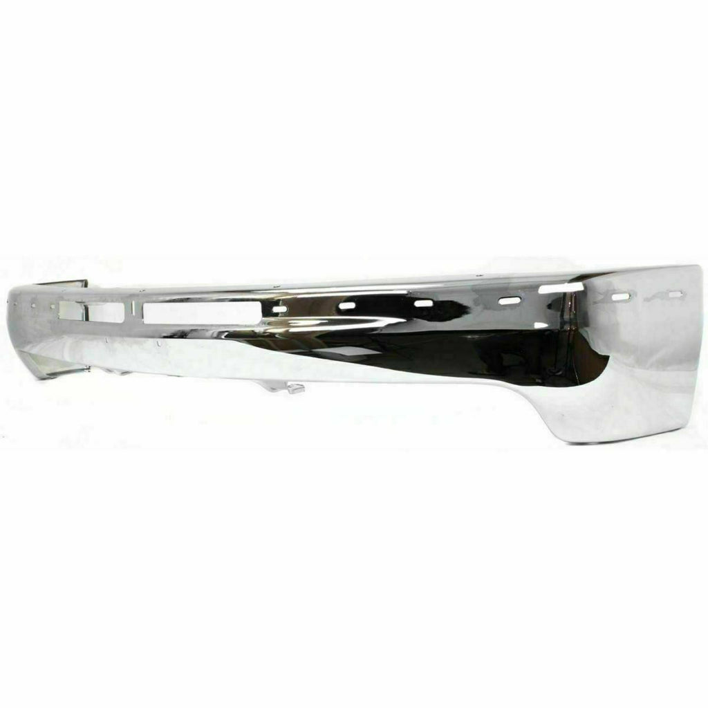 Front Bumper Chrome + Valance + Filler For 99-02 Silverado 1500 / Tahoe Suburban