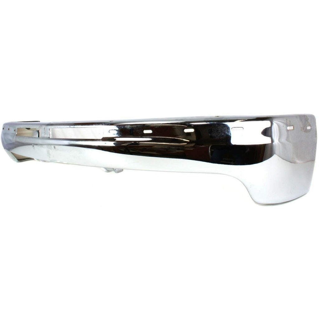 Front Bumper Chrome + Valance + Filler For 99-02 Silverado 1500 / Tahoe Suburban