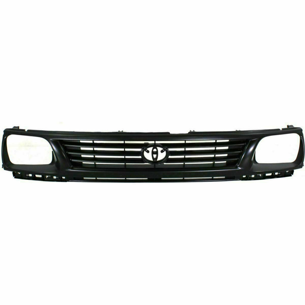 Front Bumper Primed + Valance + Filler + Grille For 95-96 Toyota Tacoma 2WD