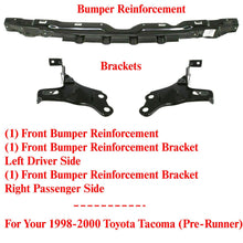 Load image into Gallery viewer, Front Bumper Reinforce Bracket Kit For 1998-2000 Toyota Tacoma (Pre-Runner)