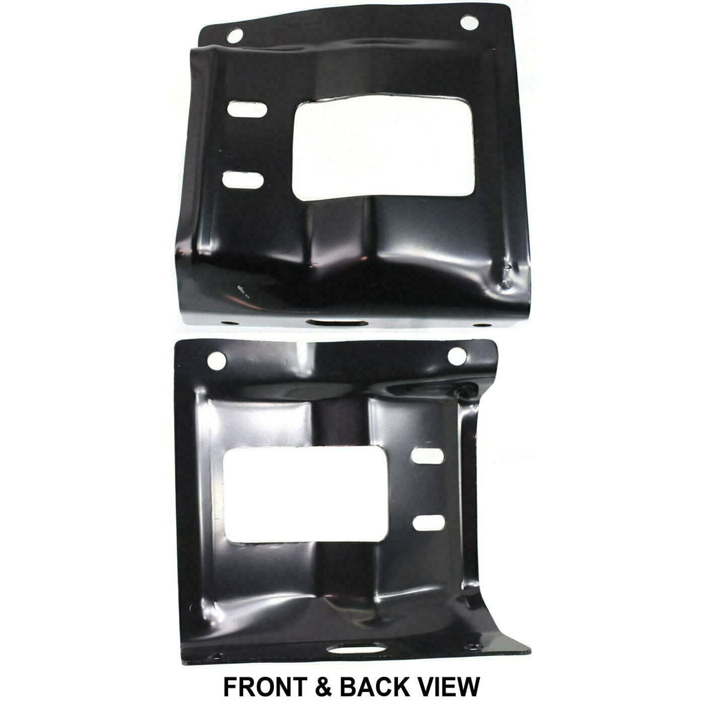 Front Bumper Mounting Plate Brackets For 2008-2010 F-250 F-350 Ford Super Duty