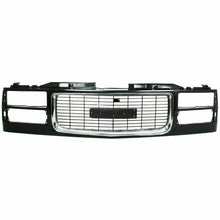 Load image into Gallery viewer, Primed Insert &amp; Shell Grille w/ Chrome + Filler For 1994-2000 GMC C/K SERIES PU