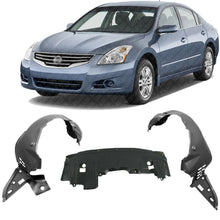 Load image into Gallery viewer, Front Fender Liner LH + RH &amp; Undercover Splash Guard For 2009-2013 Nissan Altima