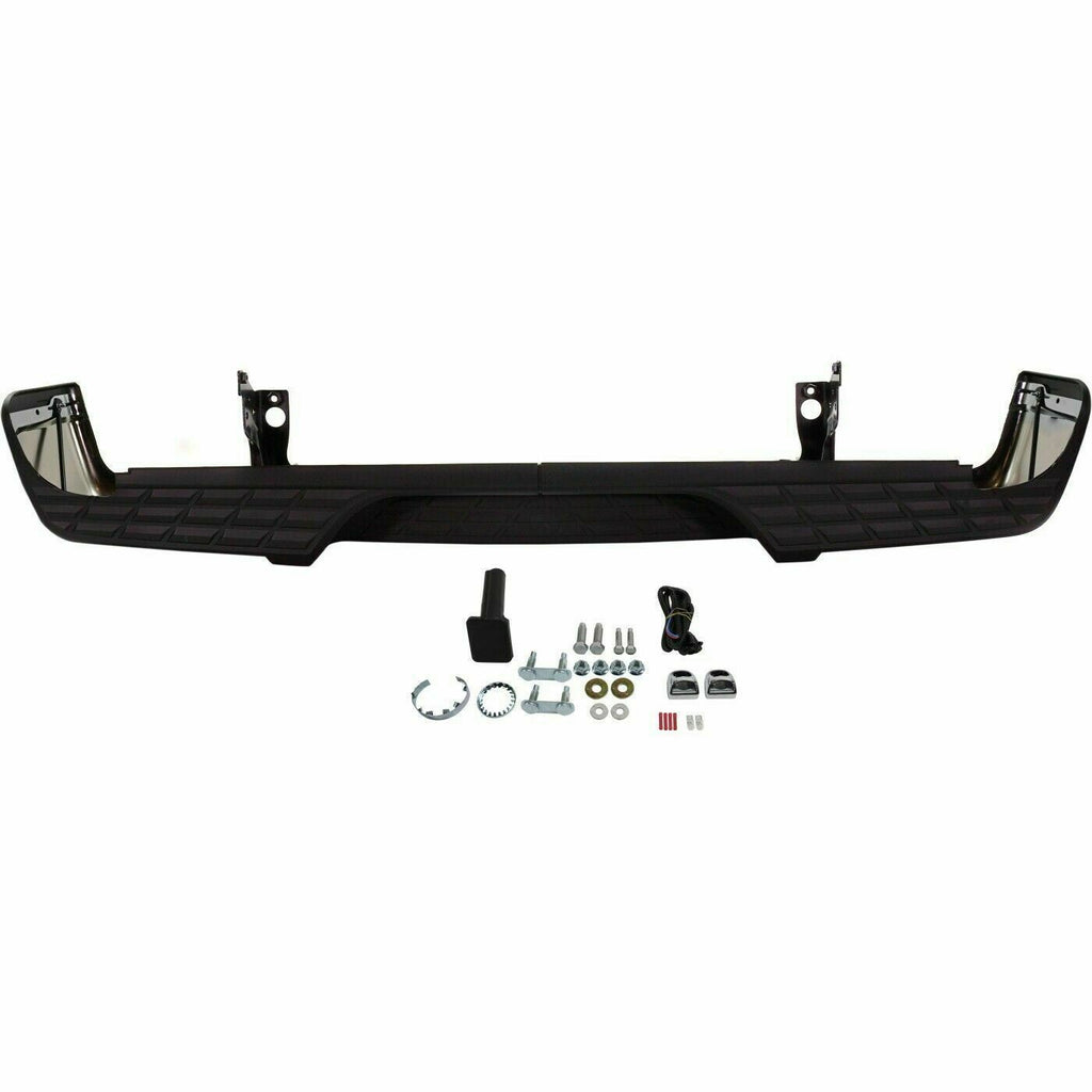 Rear Chrome Bumper Steel without ROS Holes For 2007-2013 Silverado / Sierra 1500