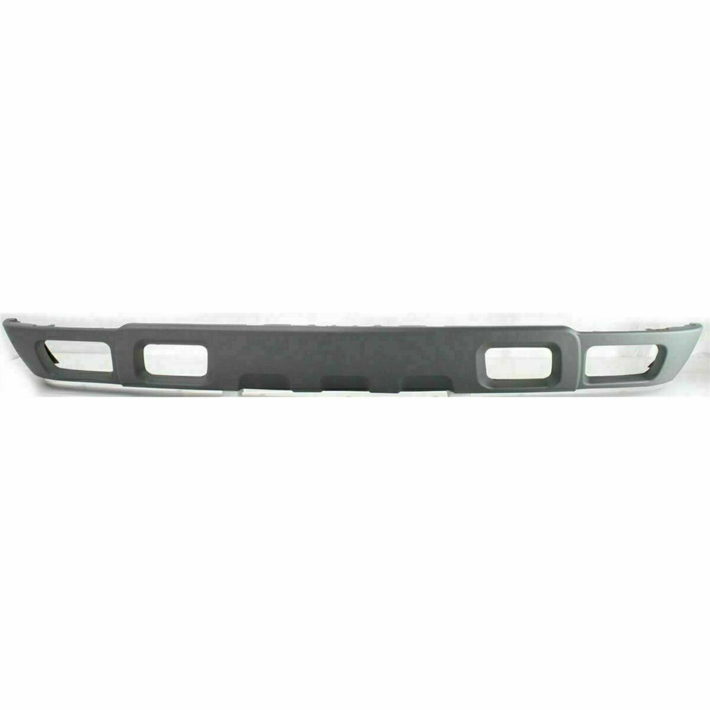 Front Bumper Primed Steel + Covers + Grille For 03-07 Silverado / Avalanche 1500