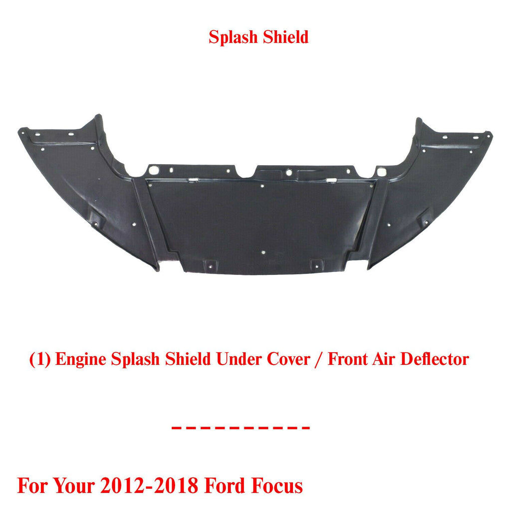 New Engine Under Cover Splash Shield For 2012 -18 Ford Focus CP9Z8310A FO1228119