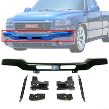 Load image into Gallery viewer, Front Bumper Primed Steel With Brackets For 2003-2007 GMC Sierra 1500 2500 3500