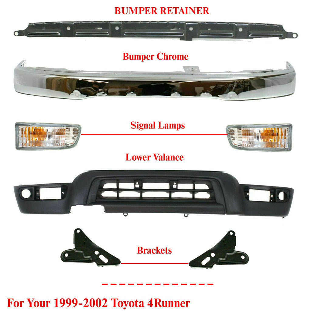 Front Bumper Valance Support Bracket Signal Light For 99-02 Toyota 4RUNNER