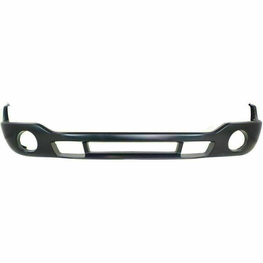 Front Bumper Chrome With Brackets + Valance + Grille For 2003-06 GMC Sierra 1500