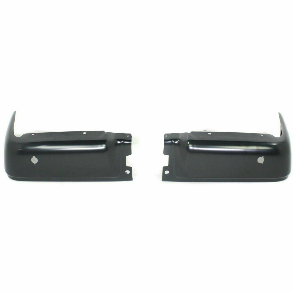 Rear Bumper Step Pad + End Caps Driver & Passenger Side For 2009-2014 Ford F-150