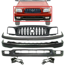 Load image into Gallery viewer, Front Bumper Kit Primed + Brackets + Grille For 2001-2004 Toyota Tacoma 2WD