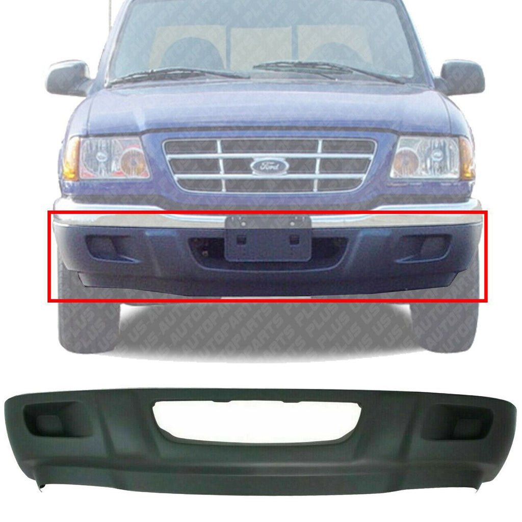 Front Bumper Lower Valance Panel Primed For 2001-2003 Ford Ranger XL XLT Edge