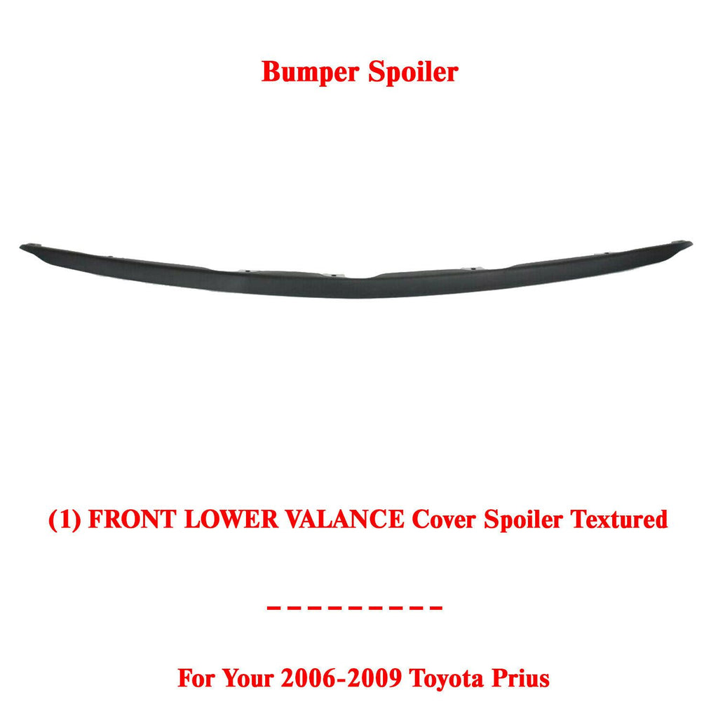 Front Lower Valance Cover Spoiler Textured For 2006-2009 Toyota Prius