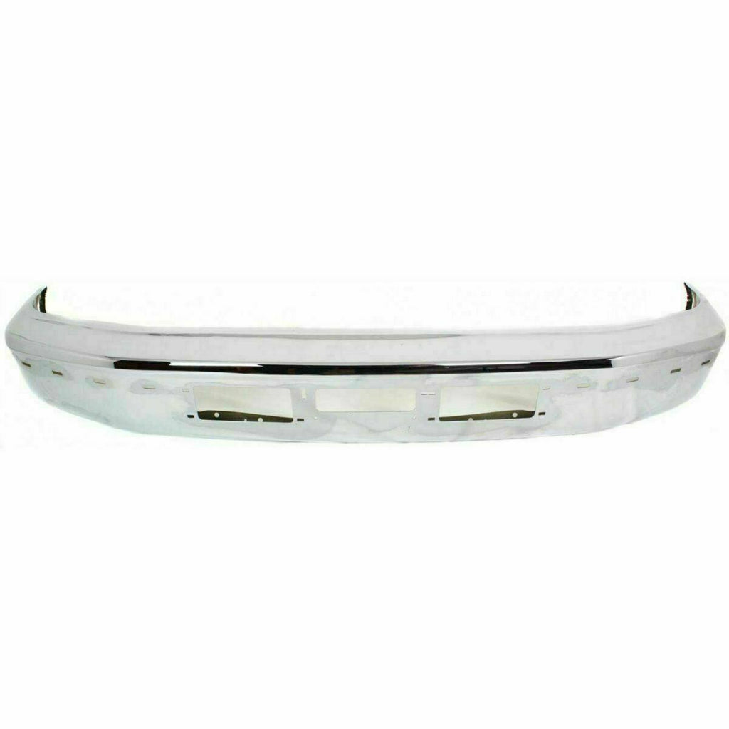 Front Bumper Chrome + Bumper Molding For 92-97 Ford F-150-350 /92-96 Ford Bronco