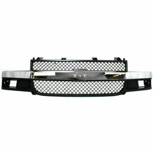 Load image into Gallery viewer, Front Grille Textured With Chrome Center Bar For 03-17 Chevy Express 1500-3500