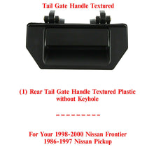 Load image into Gallery viewer, Rear Tail Gate Handle Textured For 98-2000 Nissan Frontier / 86-97 Nissan Pickup