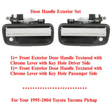 Load image into Gallery viewer, Front Exterior Door Handle Left &amp; Right Pair Set For 1995-04 Toyota Tacoma Truck