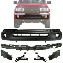 Load image into Gallery viewer, Front Bumper Primed + Brackets &amp; Reinforcement For 1998-2000 Toyota Tacoma 4WD