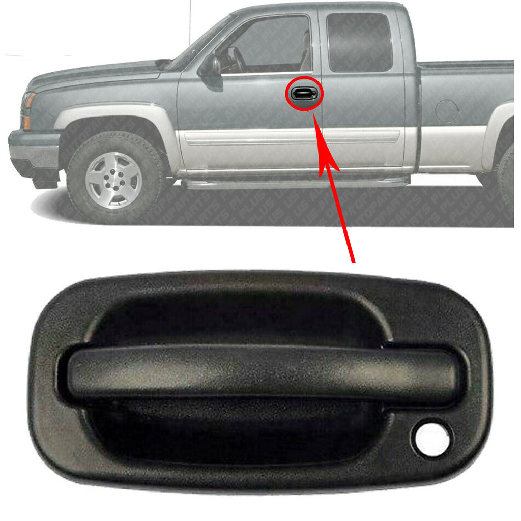 Front Driver Side Exterior Door Handle Textured For 1999-2006 Silverado & Sierra