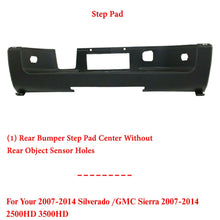 Load image into Gallery viewer, Rear Bumper Step Pad For 2007-2013 Silverado &amp; Sierra 1500 / 07-14 2500HD 3500