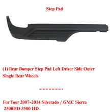 Load image into Gallery viewer, Rear Bumper Step Pad LH For 2007-2014 Chevy Silverado/GMC Sierra 2500HD 3500HD