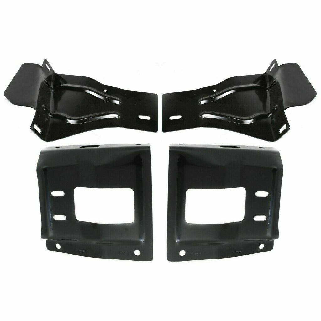 Front Bumper Bracket Set For 2008-2010 Ford F-250 Super Duty 4 Pcs Left & Right