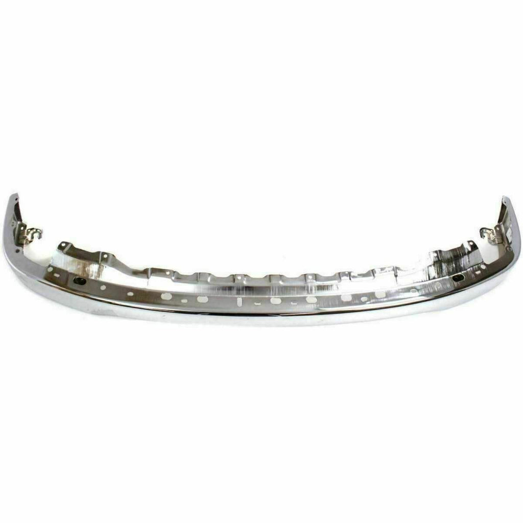 Front Bumper Chrome + Lower Valance Primed For 2001-2004 Toyota Tacoma 2WD